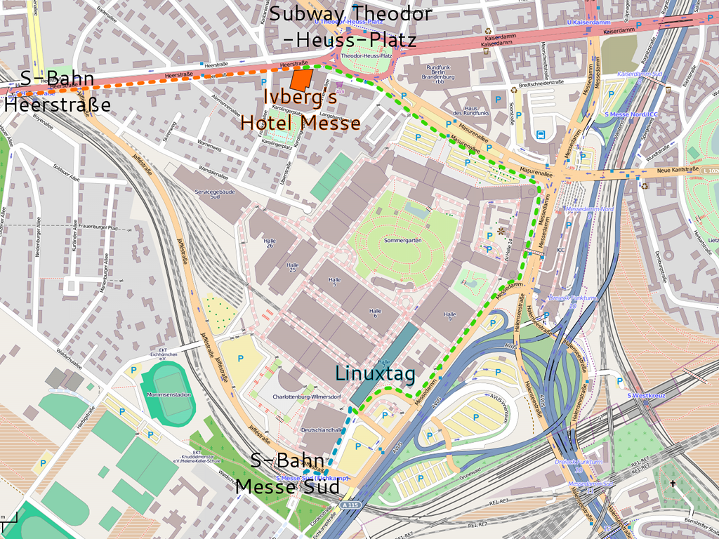 Map from Openstreetmap.org