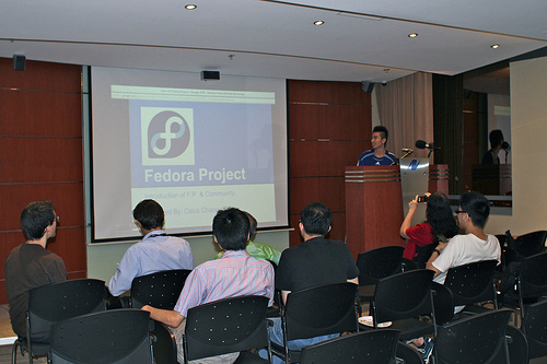^ I was presenting in Fedora Meetup in Hong Kong, 2012.
