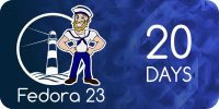Fedora 23 alpha banner by gnokii
