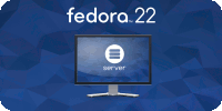 Fedora 22 animated countdown banner by gnokii