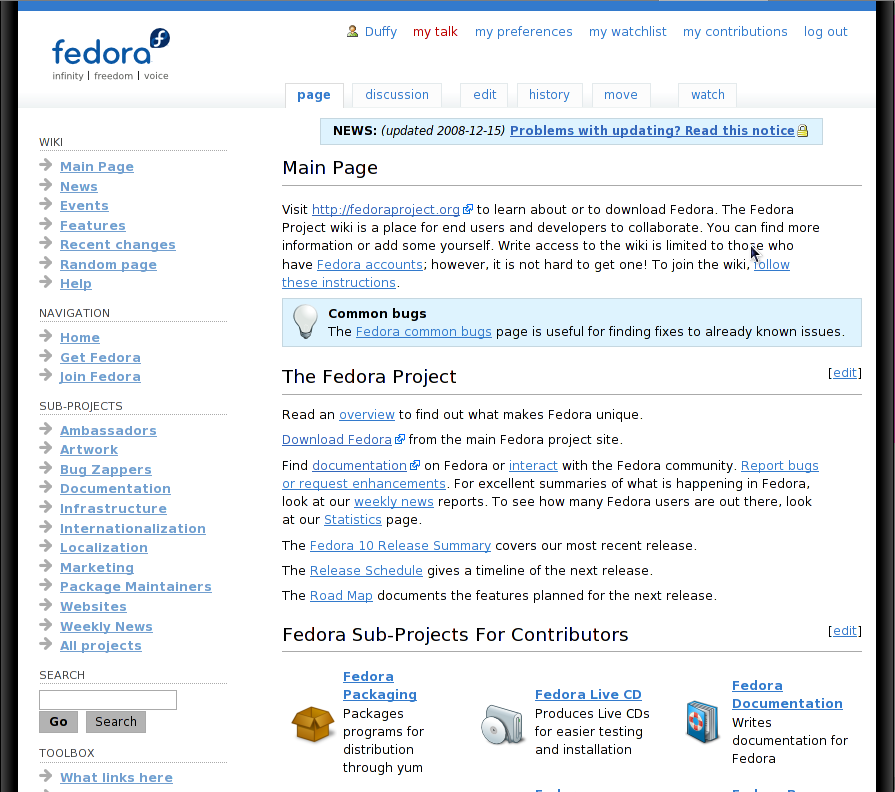 Fedoracommunity fedoracss fedorawikiscreenshot.png