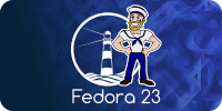 Fedora 23 alpha banner by gnokii