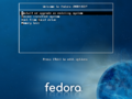 Boot Screen for Fedora 10 Install