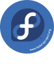 A-6 Circular Fedora logomark + URL