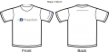 B-3 I (f) Freedom t-shirt in white
