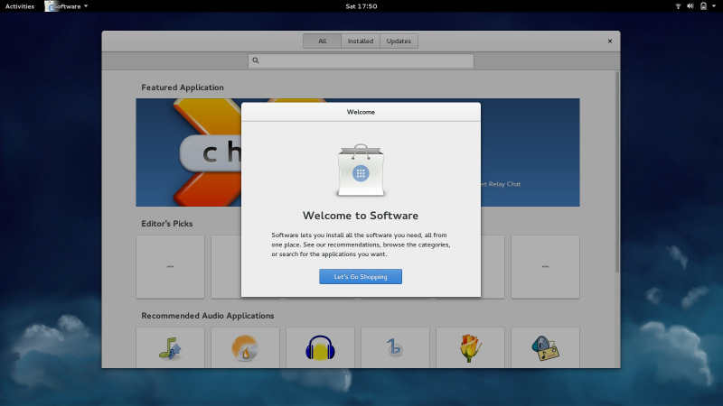File:Gnome software welcome.png