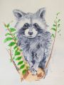 Raccoon by Masha Leonova user:mleonova