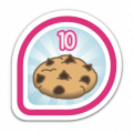 10 biscoitos recebidos