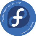 A-7 Circular Fedora logomark + URL + 4Fs