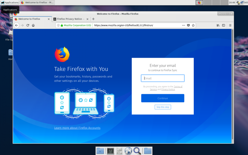 File:XFCE fedora29 Firefox.png