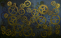 Golden Gears - Gimp manipulation Source xcf.gz (original SVG from Lots of Gears)