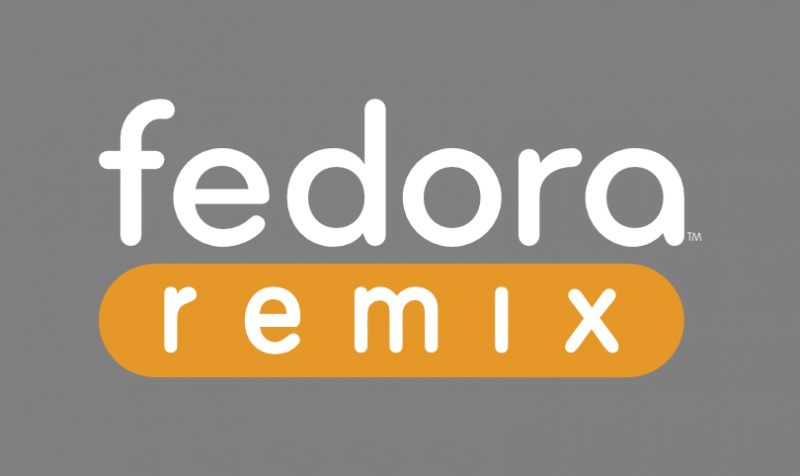 File:Fedora remix orange darkbackground.png